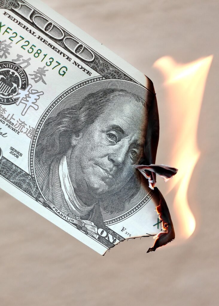 dollar, burn, finance, currency, money, investments, loan, usd, market, cash-burning, 100 dollar bill, inflation, banking, brexit, waste, money, money, money, loan, inflation, inflation, inflation, inflation, inflation